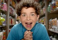 Candy store kid in candy store